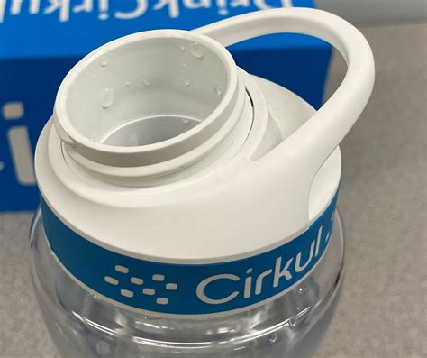 Step 01 Fill your Cirkul bottle with drinking water and attach the lid. . Cirkul water bottle lid
